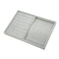 thumbnail image 1 of 2en1 Joyería Bandeja, para Anillos Pendientes Collar Colgantes, Gris, 1 of 8