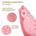thumbnail image 5 of Exfoliating Shower Massage Scraper Bathroom Non-slip Bath Mat Back Massage Brush Silicone Foot Wash Body Cleaning Bathing Tool ( Black 1PC), 5 of 7