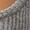 Gray, variant on Women Deep V Neck Knitted Crop Sweater Top Casual Solid Slim Fit Long Sleeve Ribbed Pullover Jumper Tops Gray XL