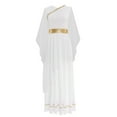 thumbnail image 4 of Disfraz de Cosplay de la diosa Atenea de la reina griega de Halloween para mujer, vestido de toga romana de gasa antigua, túnica de adoración para el coro de la iglesia, 4 of 5