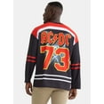 thumbnail image 3 of AC/DC Men's & Big Men's Graphic Hockey Jersey with Long Sleeves, Sizes XS-3XL, 3 of 5