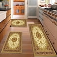 thumbnail image 2 of Farmhouse Kitchen Rugs Set 3 Piece, Boho Kitchen Mats for Floor, Non-Slip Kitchen Rug Waterproof Mats for Kitchen, Runner Rugs for Hallway Laundry Holiday Sink Decor, 2 of 12
