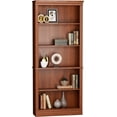 thumbnail image 7 of 5-Shelf Bookcase, Wooden Standing Rack Book Storage Shelves Furniture Selection for Living Room, Bedroom, Home Office (Cherry), 7 of 7