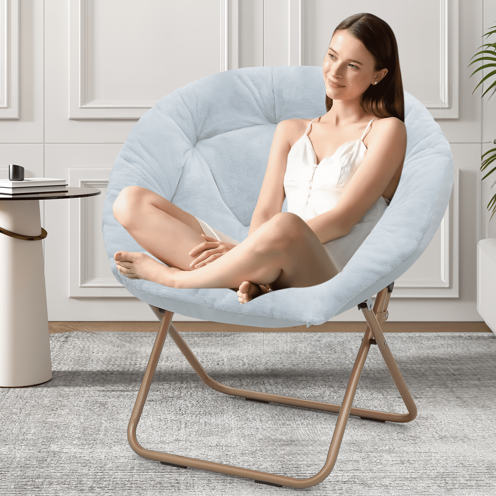 Saucer chair on sale for girls