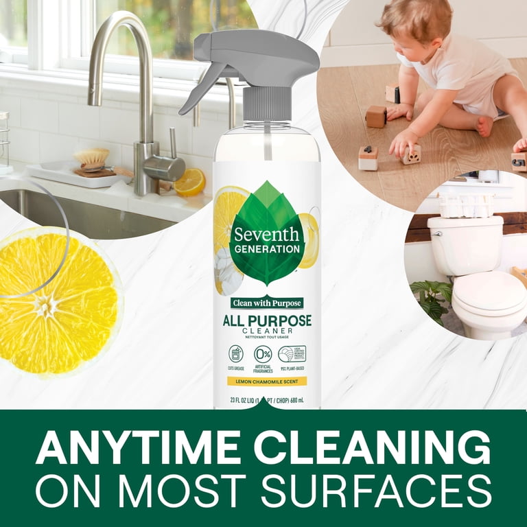 All Purpose Cleaning Spray, Lemon Chamomile Citrus, 4 Pack photo 6