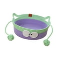 thumbnail image 2 of Cama de gato tejida de cuerda de algodón, almohadilla de gato de lino de algodón, gato tejido nido para dormir para gatos interiores cuatro temporadas sin alfombra fría, 2 of 8