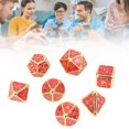 thumbnail image 4 of Dados Poliédricos, Juego De Mesa Dados Poliédricos Mellow 7pcs Divertido Para Niños Adultos Para Fiesta De Halloween EOTVIA No, 4 of 7