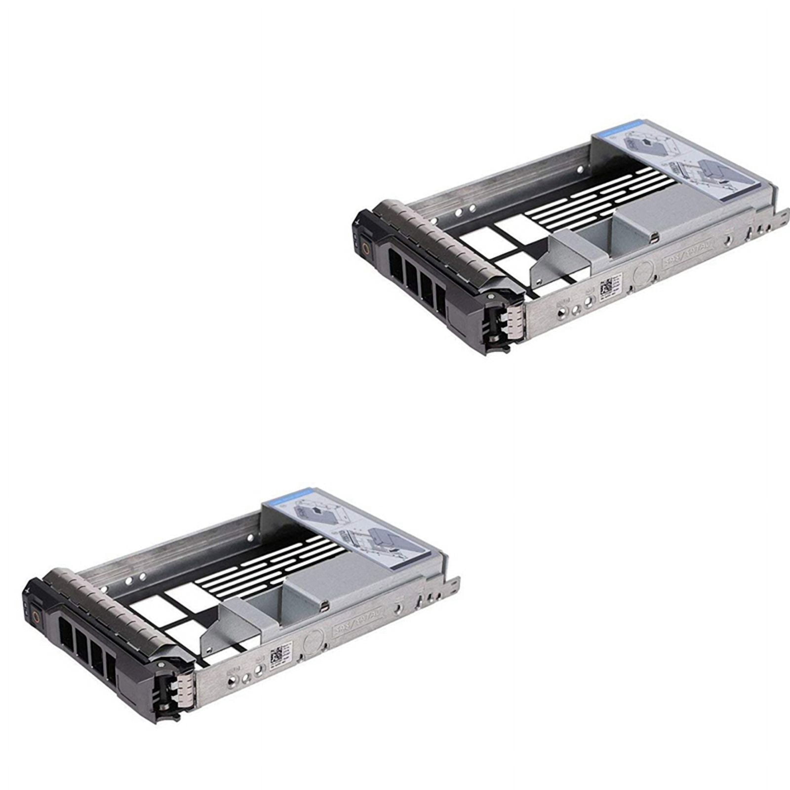 2X Plateau de Disque Dur 3,5 Pouces pour Serveurs PowerEdge - avec Adaptateur HDD 2,5 Pouces NVMe SSD SAS SATA Support