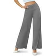 thumbnail image 6 of Women's Stretchy Wide Leg Palazzo Lounge Pants Casual Comfy High Waist Palazzo Pants, 6 of 11