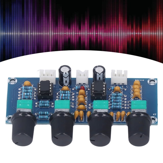 Preamp Module, Easy Installation 2 Channel NE5532 Chip Audio Preamplifier Board for Digital Amplifier