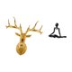 thumbnail image 5 of Estatua de cabeza de ciervo,Decoración de pared con cabeza de ciervo,animales,adorno para el hogar,Esculturas de alce de pared con cabeza de ciervo de resina para oficina,Figura de, 5 of 8