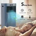 thumbnail image 3 of Giantex 10000 BTU (6000 BTU DOE) 350 Sq Ft Portable Air Conditioner w/Remote Control, Dark Blue, 3 of 10