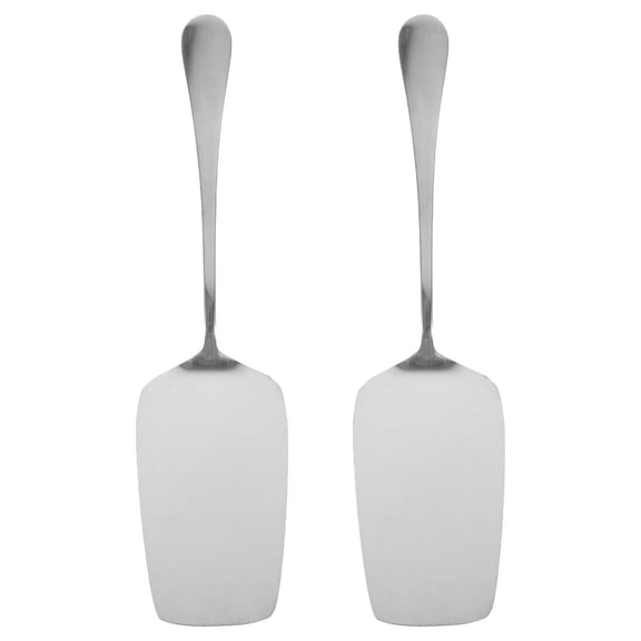 SEWCHICS 2-Piece Plated Stainless Steel Cake Server Set for Baking, Serving Birthday Cakes, Pies, Pastries, and Desserts