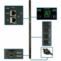 Tripp Lite PDU Switched 2.9kW 120V 24 5-15/20R LX Platform Interface 0U TAA (pdumv30netlx)