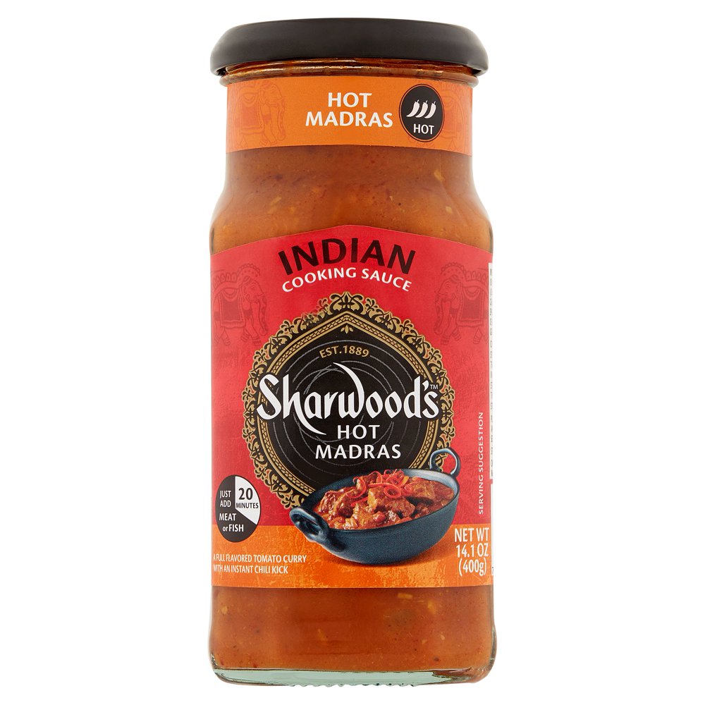 Sharwoods Sauce Cooking Madras,14.1 Oz (Pack Of 6)