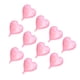 thumbnail image 4 of 10 UDS. 10 Globos de Papel de aluminio con forma de Corazón, decoración para festera, boda, cumpeados, globo rojo plateado, 4 of 7