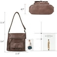 thumbnail image 4 of KL928 Crossbody Bags for Women Shoulder Handbags Sling Bag Soft FAUX Leather Shoulder Purses, 4 of 6