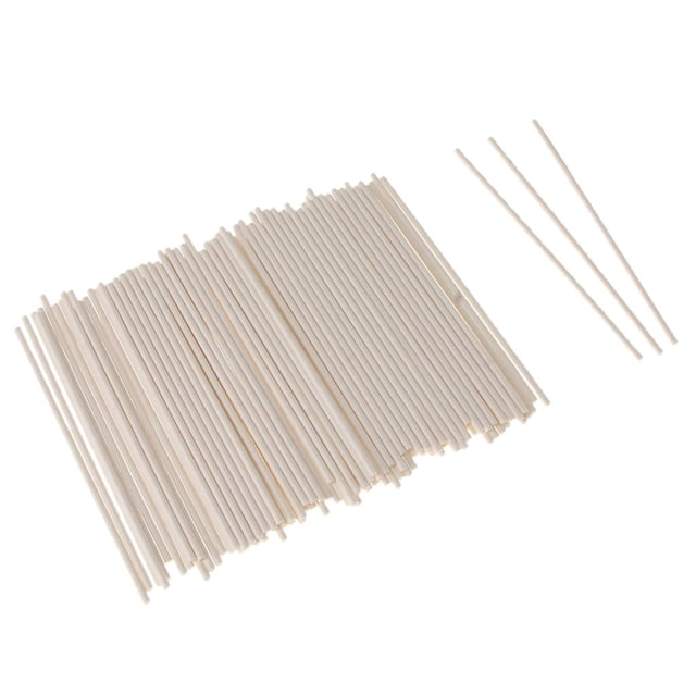 Paquete de de papel de , , azúcar, bricolaje, herramienta para , manualidades, 4 pulgadas / 6 pulgadas Blanco Yotijar Palillos de paleta de papel Pop Lollipop