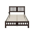 thumbnail image 4 of AFI Tahoe 14" Full Wood Platform Bed with Slatted Headboard and Footboard, Espresso, 4 of 7