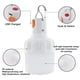 thumbnail image 4 of Bombilla de emergencia recargable LED | Luz portátil de bajo consumo para puestos de mercado, campamentos, cortes de energía | Súper brillante 180lm | Ángulo de haz de 240° | Entrada de 5 V, 4 of 8