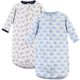 thumbnail image 1 of Saco de dormir portátil de manga larga de algodón para bebés de Hudson Baby 0-3M, 1 of 2