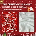 thumbnail image 4 of Wzzjkit Christmas Blanket New Year Snowflake Tree Printed Christmas Throw Blanket Christmas Gifts for Home Office Bed Couch and Sofa Soft Breathable Warm Christmas Blankets 39x51in, 4 of 5