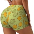 thumbnail image 2 of Naloa Cute Turtle Biker Shorts for Women Seamless Scrunch Short Women’s Yoga Shorts for Gym Running Sport Shorts - XX-Large, 2 of 9