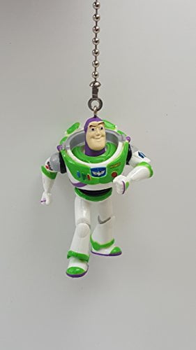 Toy Story Exclusive Buzz Lightyear 3' PVC Figure Chain Light Fan Pull Action Figurine Doll Toy