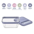 thumbnail image 4 of (2 pack) ElloFresh Stack Glass 7cup Food Storage Container, Ideal Use for Meal Prep and Batch Cooking, 4 of 12