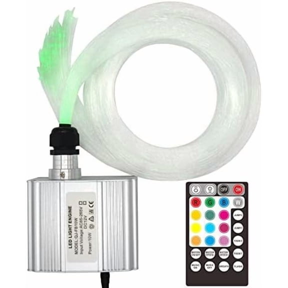 Led Twinkle Fiber Optic Lights Ceiling Kit Headliner 10W RGBW RF Remote 200 Strands 6.5ft/2m Optical Fiber Lights for Cars and Room$$Tools & Hardware Other