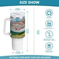 thumbnail image 3 of 40 Oz Car Handle Water Bottle Water Cup Water Bottle Water Jug Coffee Cup Travel Water Bottle Super Cool Tree, 3 of 8