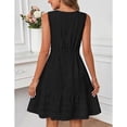 thumbnail image 4 of Summer Dress 2026 A-Line Flows Dresses Sleeveless Casual Sundresses with Pockets, 4 of 15