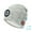 Light Gray, variant on Winter Knitted Beanie Hat with Light, Unisex USB Rechargeable 5 LED Headlamp Cap with Headphones, Built-in Stereo Speakers & Mic Winter Knitted Night Lighted Music Hat