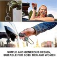 thumbnail image 5 of Jinyi Durable Screw Clip Key Chain Ring Simple Car Keychain Key H For Men Women(4pcs, ), 5 of 5