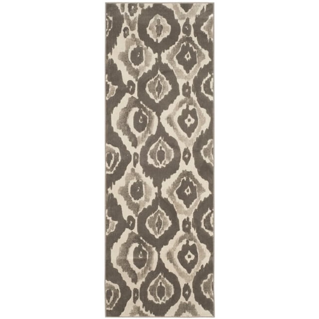 Safavieh Porcello 5'2" X 7'6" Power Loomed Rug in Ivory and Dark Gray