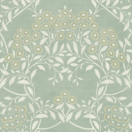 Arthouse Penelope Green Floral Damask Wallpaper
