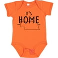 thumbnail image 3 of Inktastic It's Home- State of Nebraska Outline Distressed Text Boys or Girls Baby Bodysuit, 3 of 5