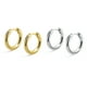 thumbnail image 5 of Pendiente para hombre, Clip para orejas, adorno, Color sólido, sin perforación, Clip para oreja, pendientes de Metal, accesorio de moda, regalo Ropa, zapatos y accesorios Miscelánea Dorado 12 mm Qarigey AP017363-03, 5 of 6