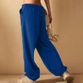 thumbnail image 4 of Buigttklop Pants for Women 2024 Womens Yoga Sweatpants with Pockets Comfy Stretch Wide Leg Casual Lounge Workout Pants for Ladies, 4 of 6