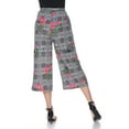 thumbnail image 2 of White Mark Women's Printed Gaucho Pants, 2 of 3