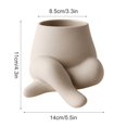 thumbnail image 2 of Flowerpot For Table Storage Box Pen Holder Vase Home Decoration Durable Creative Gift Body Craft DIY Handmade Mold, 2 of 15