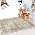thumbnail image 5 of General 2x3 Entryway Rug Washable - Boho Rug Stain Resistant for Kitchen/Bathroom/Bedroom Low Pile Rubber Backed Rugs Ultra Thin Soft Home Decoration Floor Mat 2x3 Beige Brown, 5 of 17