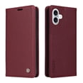 thumbnail image 4 of Funda para iPhone 16 Plus Estuche de Cuero PU Tipo Cartera con Ranuras para Tarjetas y Cierre Magnético, 4 of 5