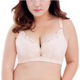 thumbnail image 2 of Sujetador CAHL&FAUO con encaje floral Push Up, talla grande, color nude 34C, 2 of 7