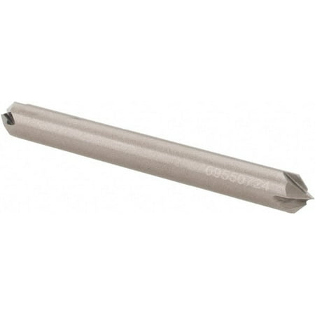 

Accupro 1/4 Diam 90°/90° 4-Flute Double End Solid Carbide Chamfer Mill