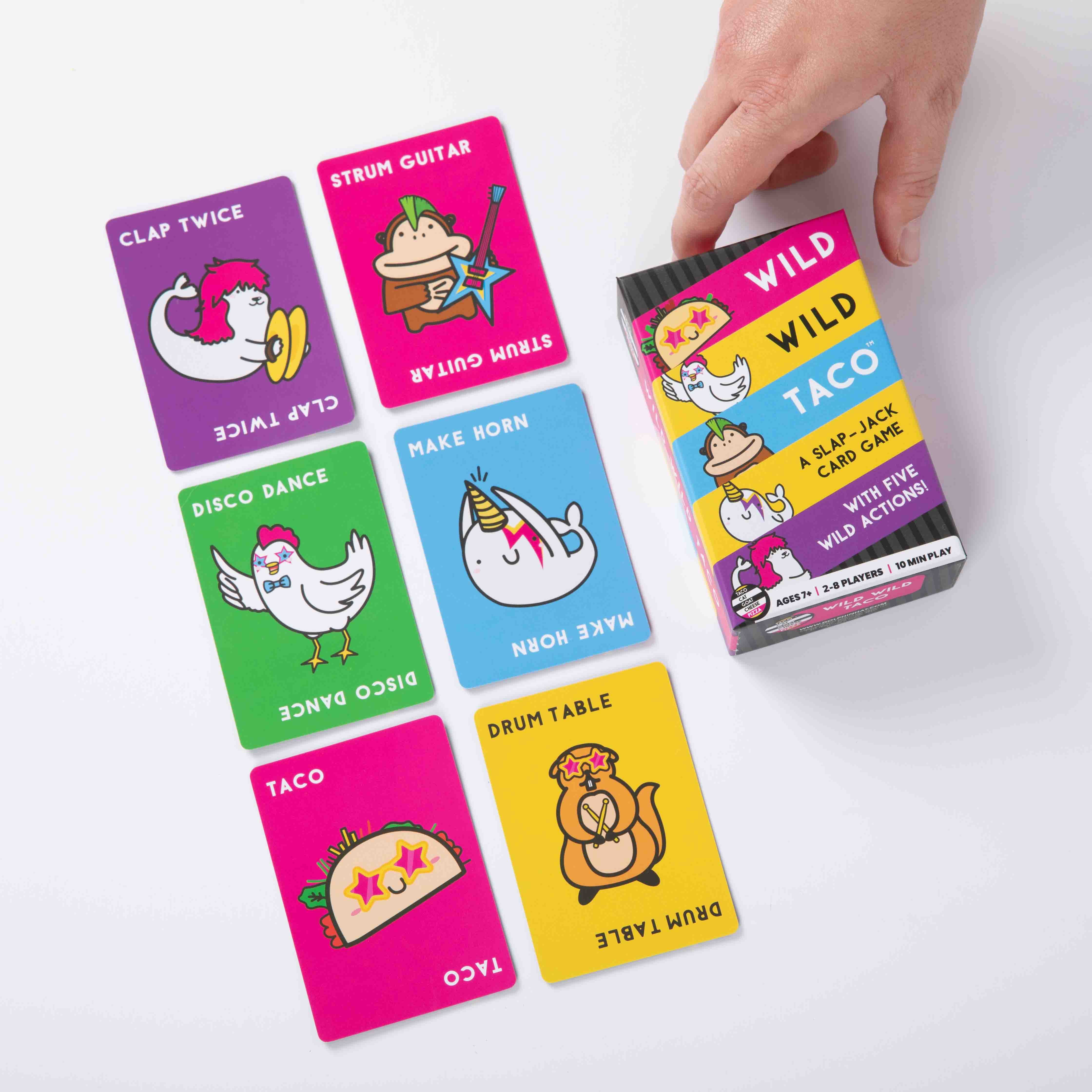 Dolphin Hat Games, Card Game, Wild Wild Taco, Family Party Fun
