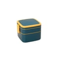 thumbnail image 2 of Double Layer Portable Lunch Box Japanese Style Bento for Office Worker Student Box for Food Grade Plastic Microwave Safe - Leakproof Fitness Meal, 2 of 6