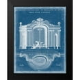 thumbnail image 2 of Vision Studio 12x14 Black Modern Framed Museum Art Print Titled - Garden Treillage Blueprint II, 2 of 5