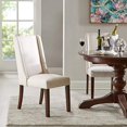 thumbnail image 2 of Madison Park Wing Dining Chair (Set of 2) Cream/See Below, 2 of 5