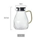 thumbnail image 5 of Jarra de cristal de 1500 ml con tapa de acero inoxidable, jarra de agua con jarra de agua única para agua caliente/fría, 5 of 5